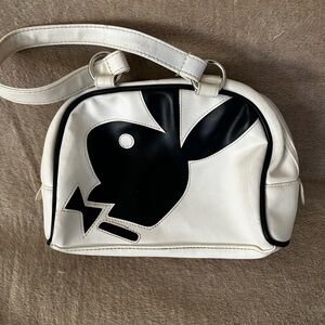 White and Black Women's Bag